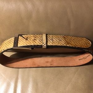 AUTHENTIC GENUINE SNAKESKIN BELT